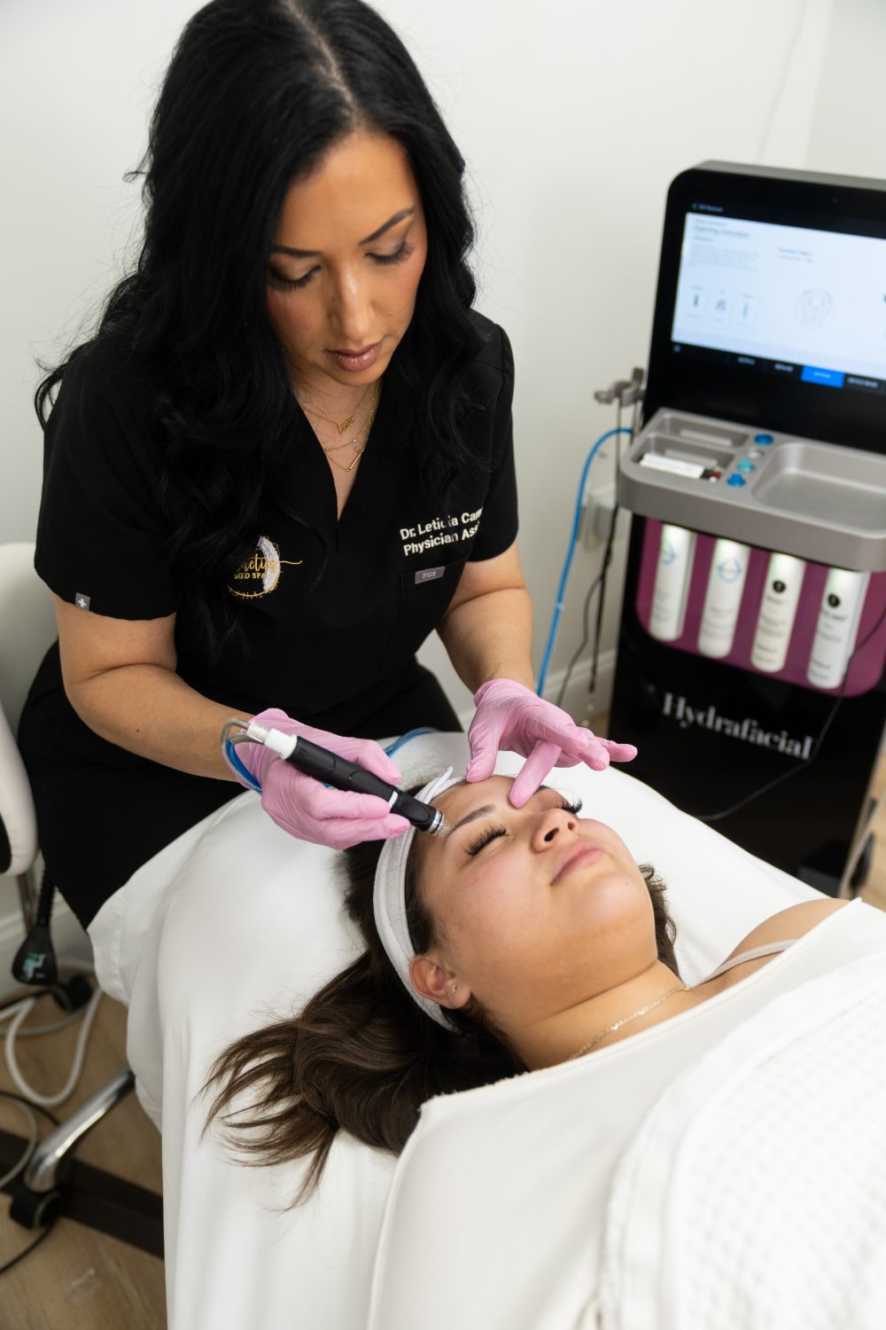 Medical aesthetics session at Xthetics Med Spa